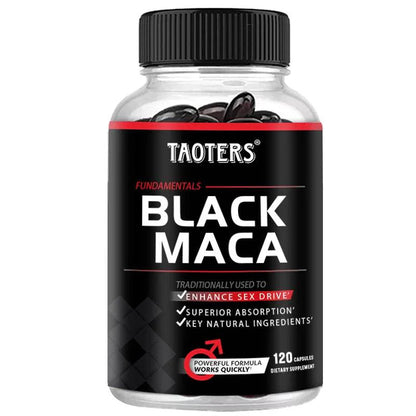 Black Maca Capsules - Improves Endurance and Performance - Mood and Immune Support, Builds Muscle