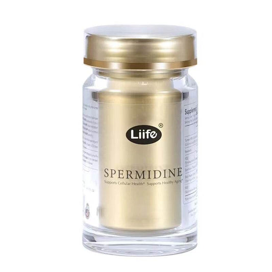 Liife Spermidine+NAD-60 capsules to support young cells,energy and antioxidants,regulate cholesterol and improve memory,From USA