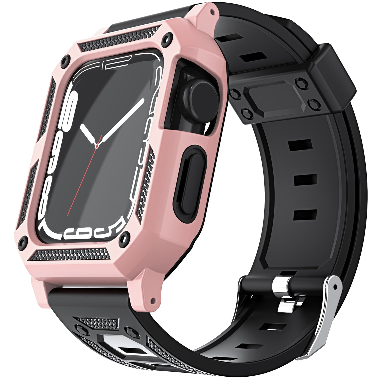 Silicone Strap For Apple Watch Band+Case