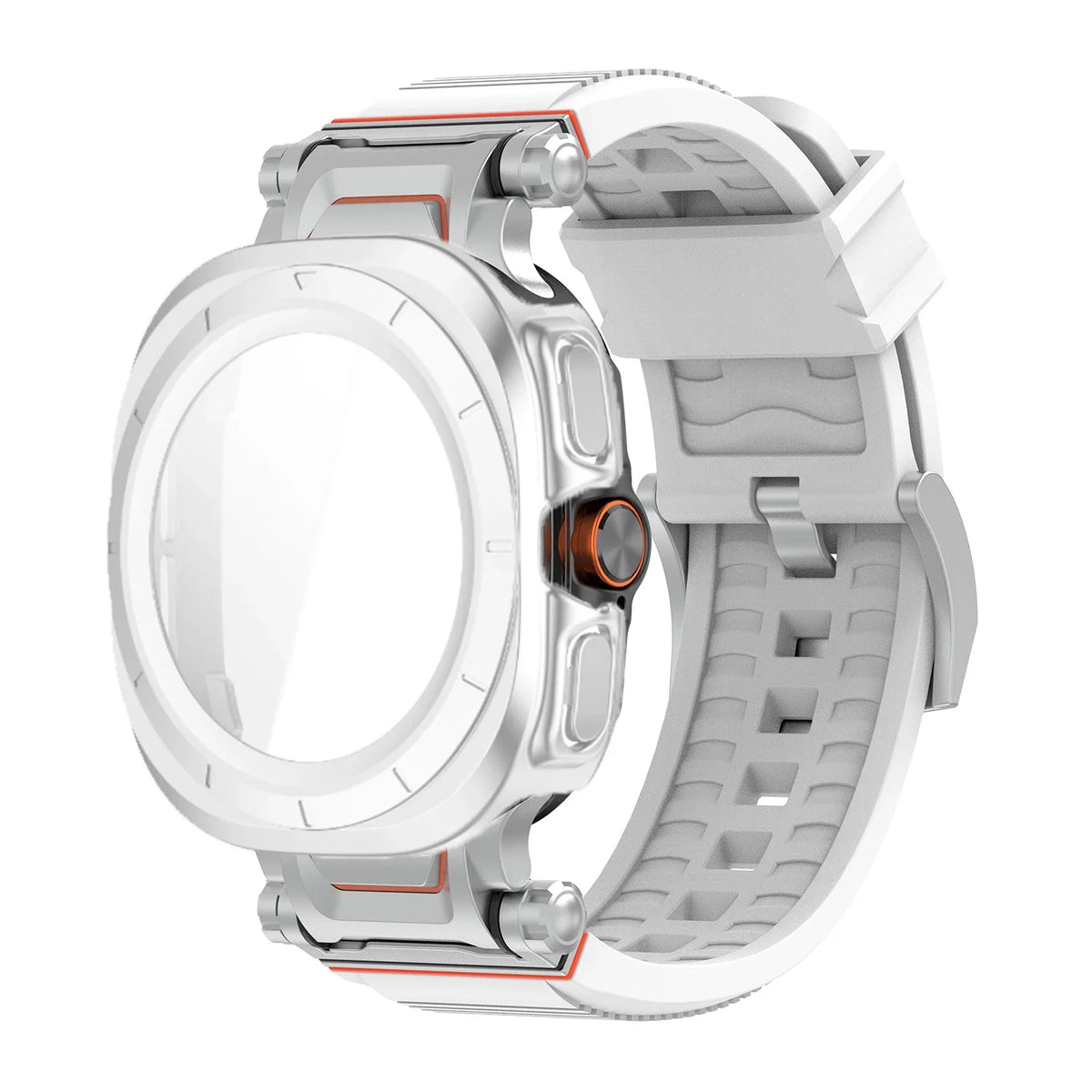 Samsung Galaxy Watch Ultra & Ultra 2 Silicone Band & Protective Case