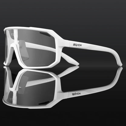 Photochromic Cycling Glasses Men Women Outdoor Sports Mtb Bicycle Sunglasses UV400 Protection Safety Bike Running Goggles
