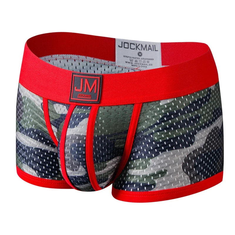 Jockmail Camo Mesh Trunks