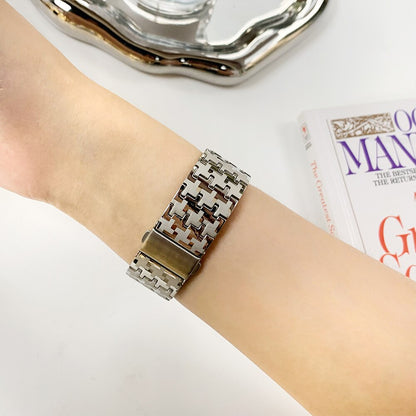 Women Gold Wristband for Apple Watch Band Series 11/10/9/8/7/6/5/4/ SE / Ultra 1/2/3