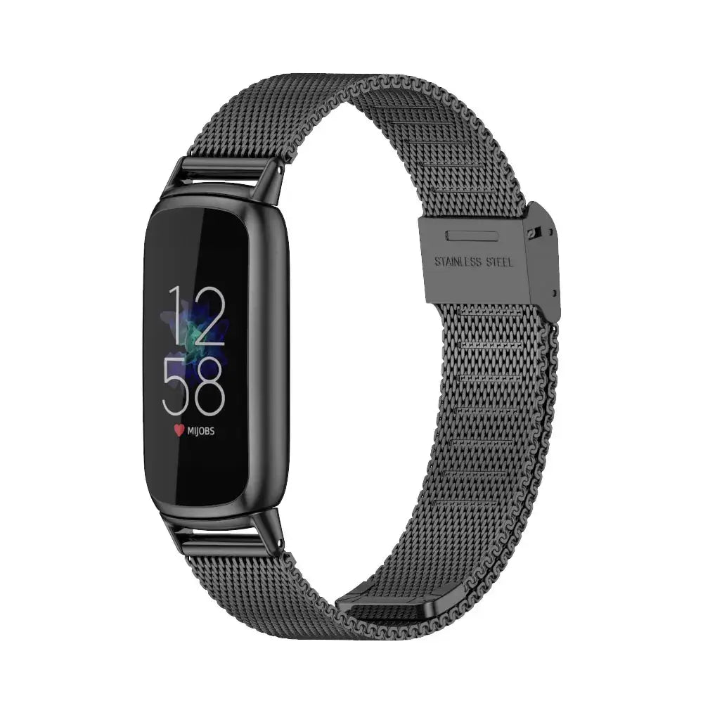 Fitbit Luxe Stainless Steel Milanese Band - Elegant Design