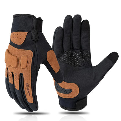 Three-color Anti-collision Breathable Non-slip Windproof Touch Screen Outdoor Gloves