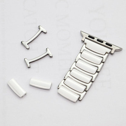 Apple Watch Ceramics+Steel Bracelet/Band Series 11/10/9/8/7/6/5/4/ SE / Ultra 1/2/3