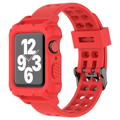 Silicone Strap +Case for Apple Watch Band/Strap