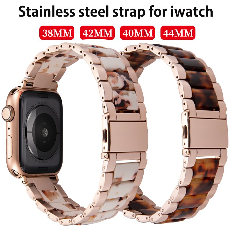 Resin strap Band For Apple Watch Series 11/10/9/8/7/6/5/4/ SE / Ultra 1/2/3