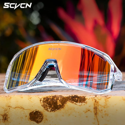 SCVCN New Outdoor Road Riding Cycling Sunglasses Sports Running Goggles Men's Mtb Bicycle Glasses Women Cycling Climbing Eyewear