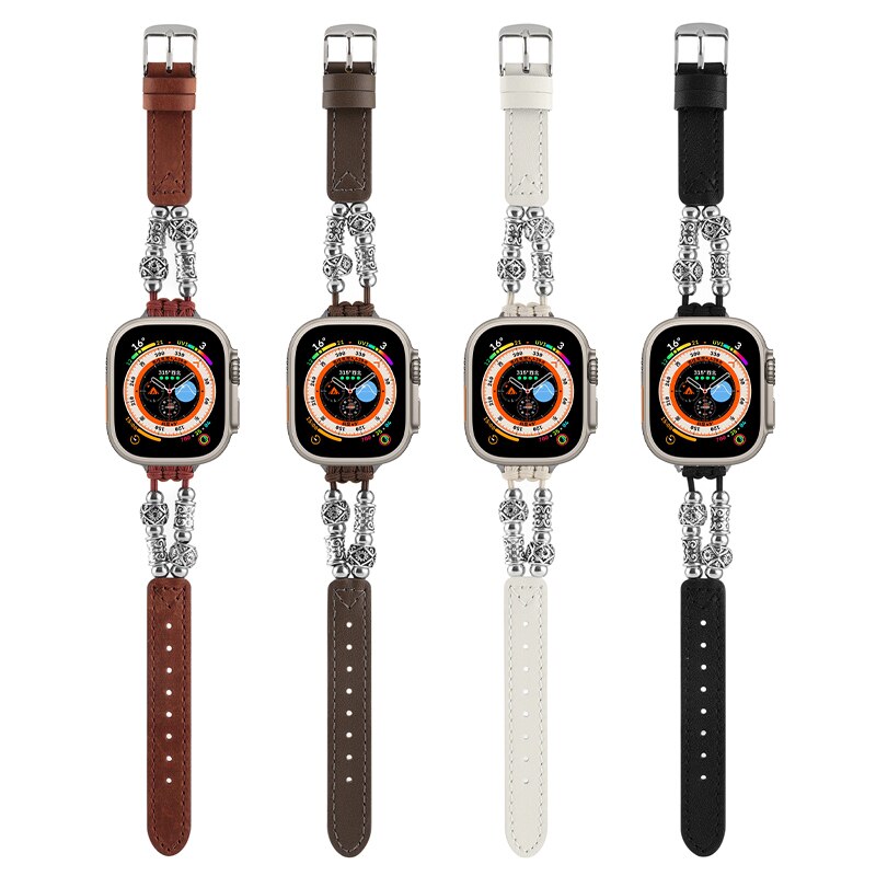 Leather Retro Apple Watch Band Series 11/10/9/8/7/6/5/4/ SE / Ultra 1/2/3