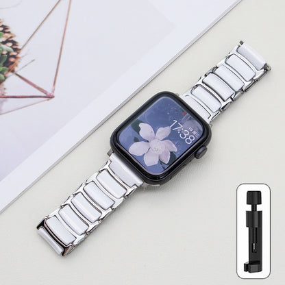 Apple Watch Ceramics+Steel Bracelet/Band Series 11/10/9/8/7/6/5/4/ SE / Ultra 1/2/3