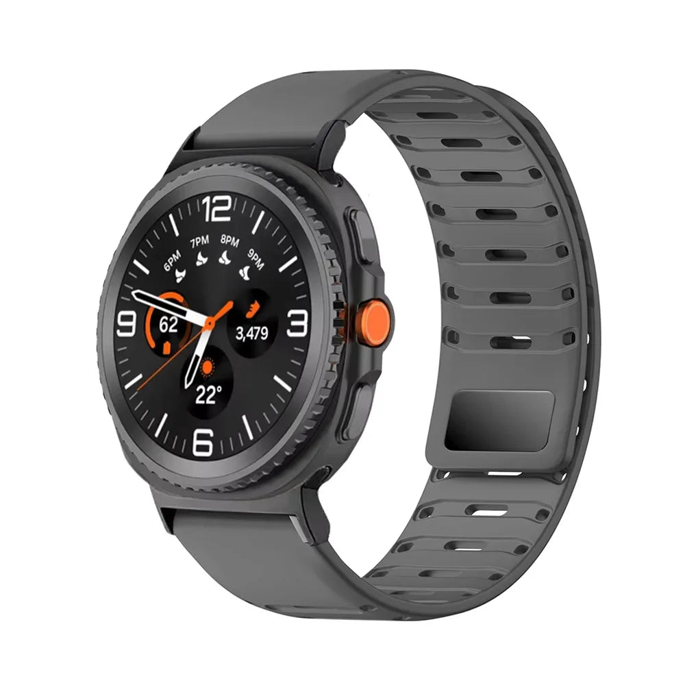 Samsung Galaxy Watch8, 9 & Ultra Magnetic Silicone Sport Band