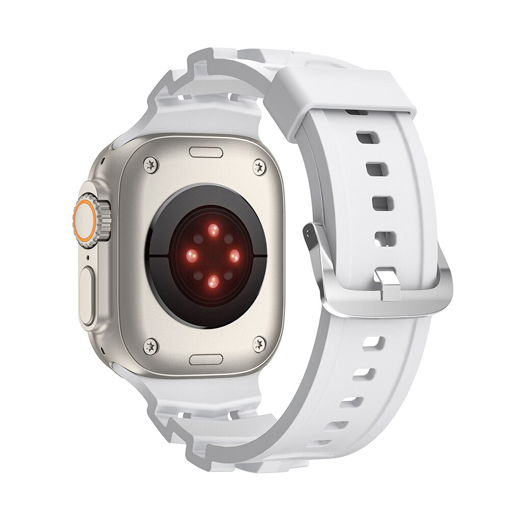 Silicone Strap Band for Apple Watch Band/Strap Series 11/10/9/8/7/6/5/4/ SE / Ultra 1/2/3