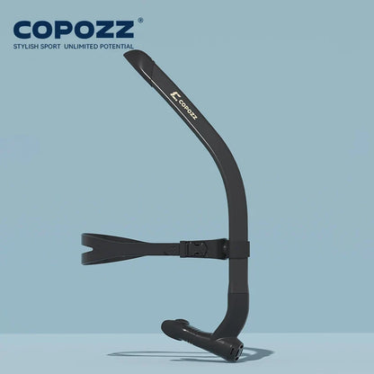 COPOZZ Front Head Swimming Training Snorkel Silicone Mouthpiece Junior Swimmers Full Dry Diving Equipment For Female Male Youth