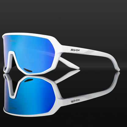 Scvcn-New Sunglasses Photochromic Cycling Glasses for Men Bicycle Mountain Bike Cycling Goggles UV400 MTB Polarized Road Women