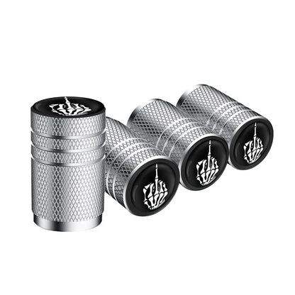 4PCS F*CK Valve Stem Caps