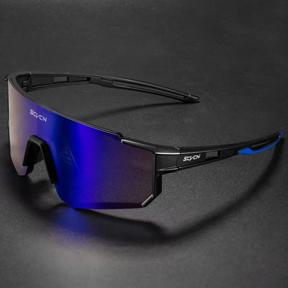 SCVCN Photochromic Cycling Glasses Night Riding Glasses Outdoor Sport Travel Sunglasses Men Women MTB Bike Golf Driving Eyewear
