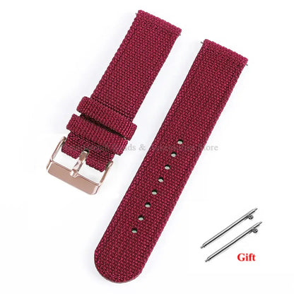 Suunto Race, Vertical & 9 Peak Woven Nylon Band with Buckle Options