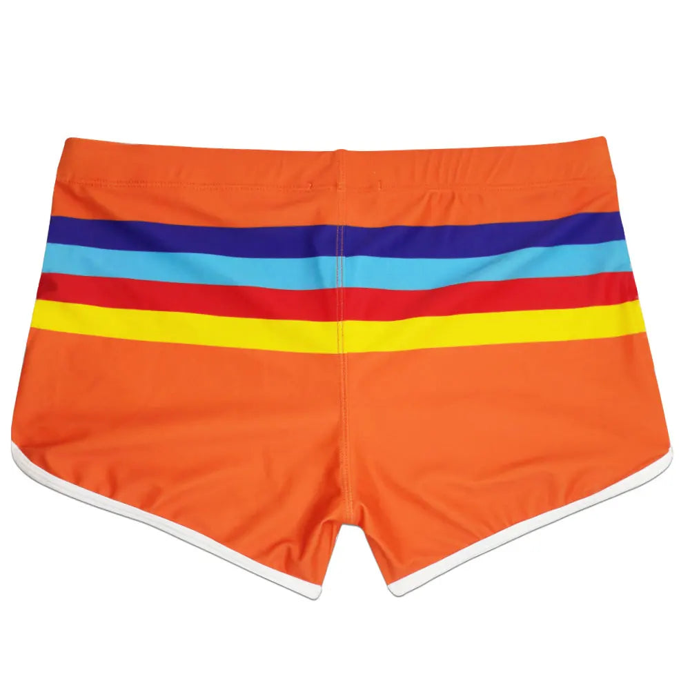 Retro Stripes Swim Trunk