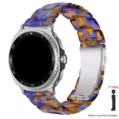 Samsung Galaxy Watch8, 9 & Ultra Resin Link Band, 40 Patterns