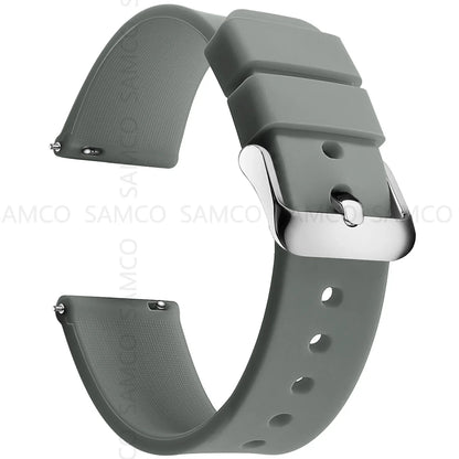 Samsung Galaxy Watch 7, 6, 5, 4 & FE Curved-End Silicone Band