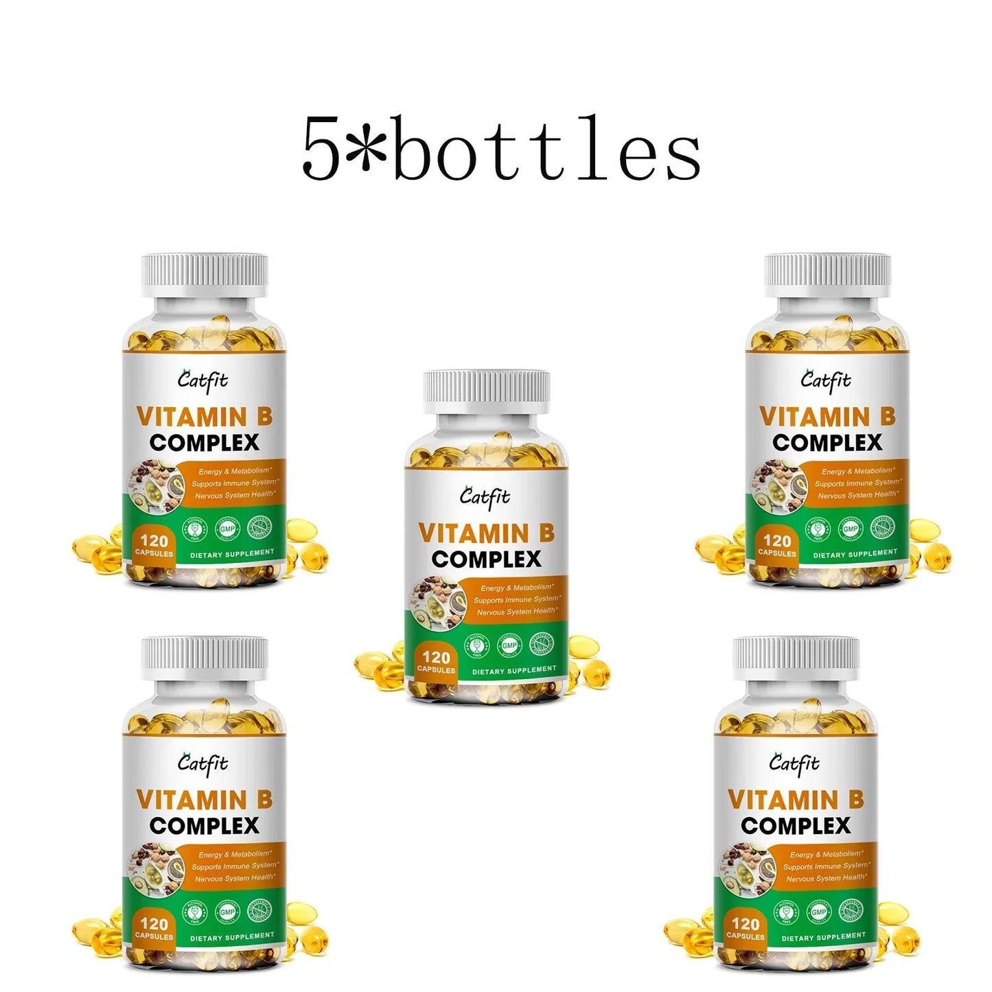 Vitamin B Complex Supplement, Supports Energy, Immune Health, Antioxidant Supplement