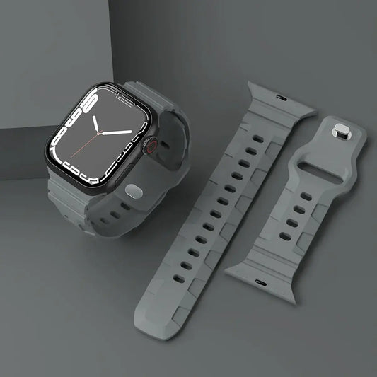 Apple Watch Silicone Strap - Soft Waterproof Flexible Band