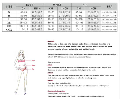 Bead Chain Cut Out two piece swimsuit