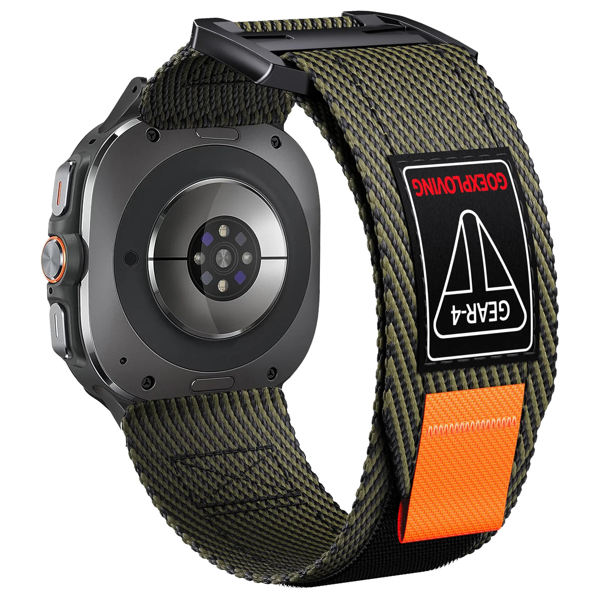 Samsung Galaxy Watch Ultra & Ultra 2 Nylon Hook-and-Loop Trail Band