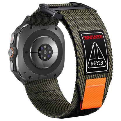 Samsung Galaxy Watch Ultra & Ultra 2 Nylon Hook-and-Loop Trail Band