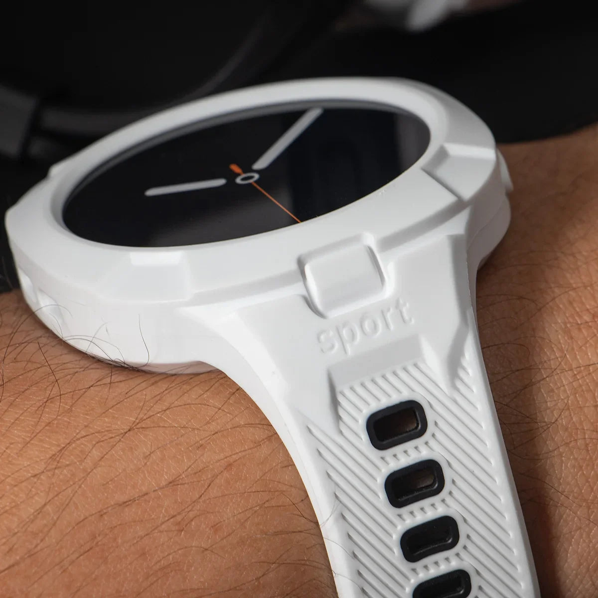 Samsung Galaxy Watch8 & 9 44mm Silicone Sport Band with Built-in Case