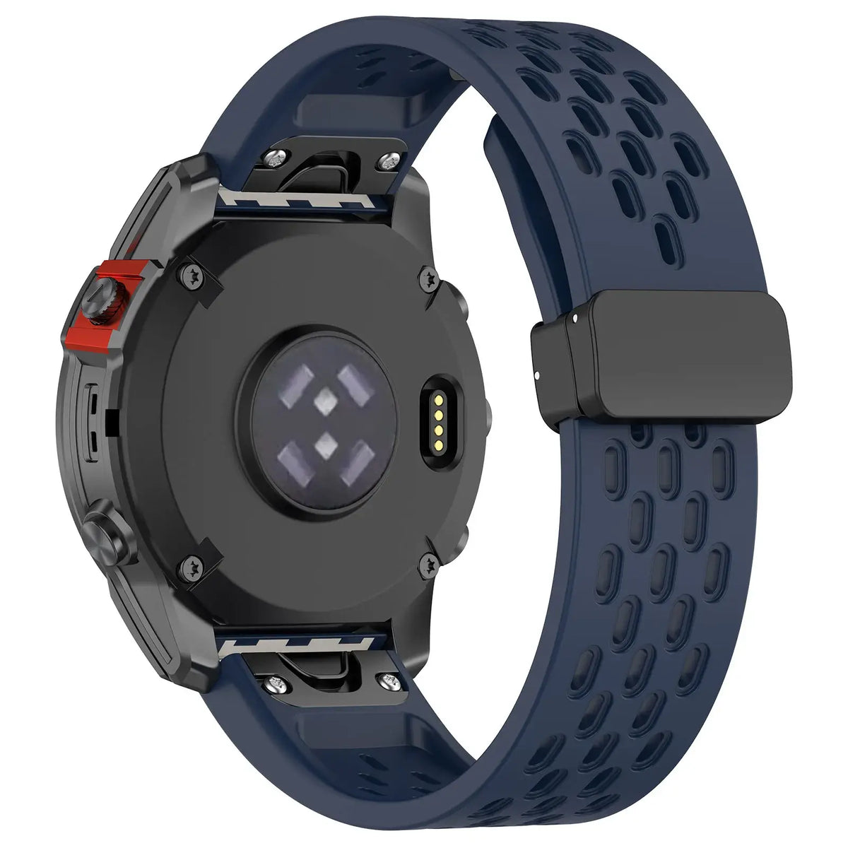 Garmin QuickFit 20/22/26mm Perforated Silicone Magnetic Clasp Band