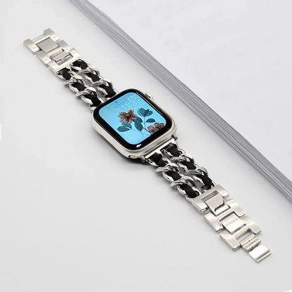 Apple Watch Stainless Steel Strap - Luxury Chain Design