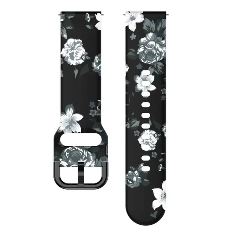 Samsung Galaxy Watch 7, 6, 5, 4 & FE Printed Silicone Band