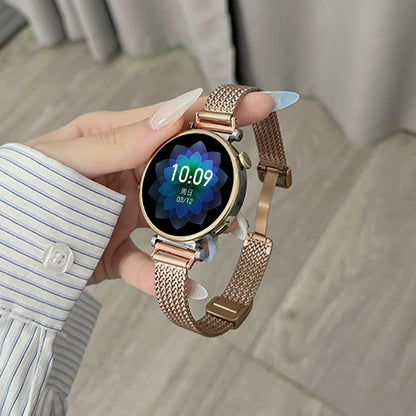 Samsung Galaxy Watch 7, 6, 5, 4 & FE Slim Magnetic Metal Mesh Band