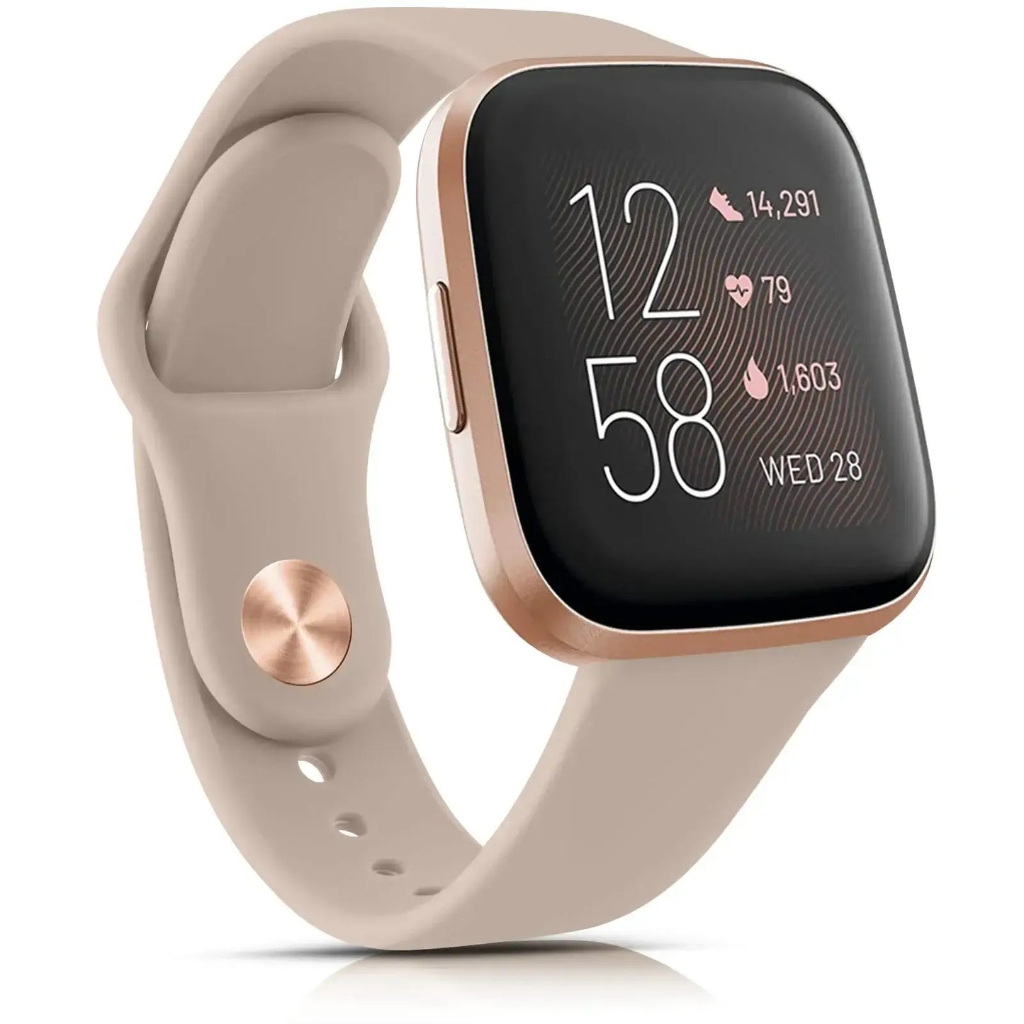 Fitbit Versa & Sense Silicone Strap - Soft Waterproof Design