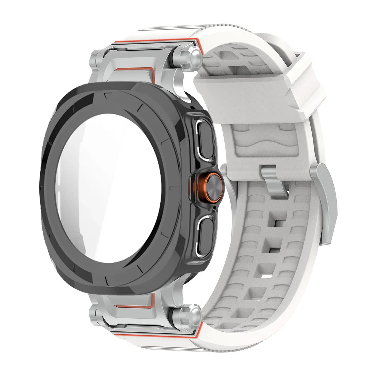 Samsung Galaxy Watch Ultra & Ultra 2 Silicone Band & Protective Case