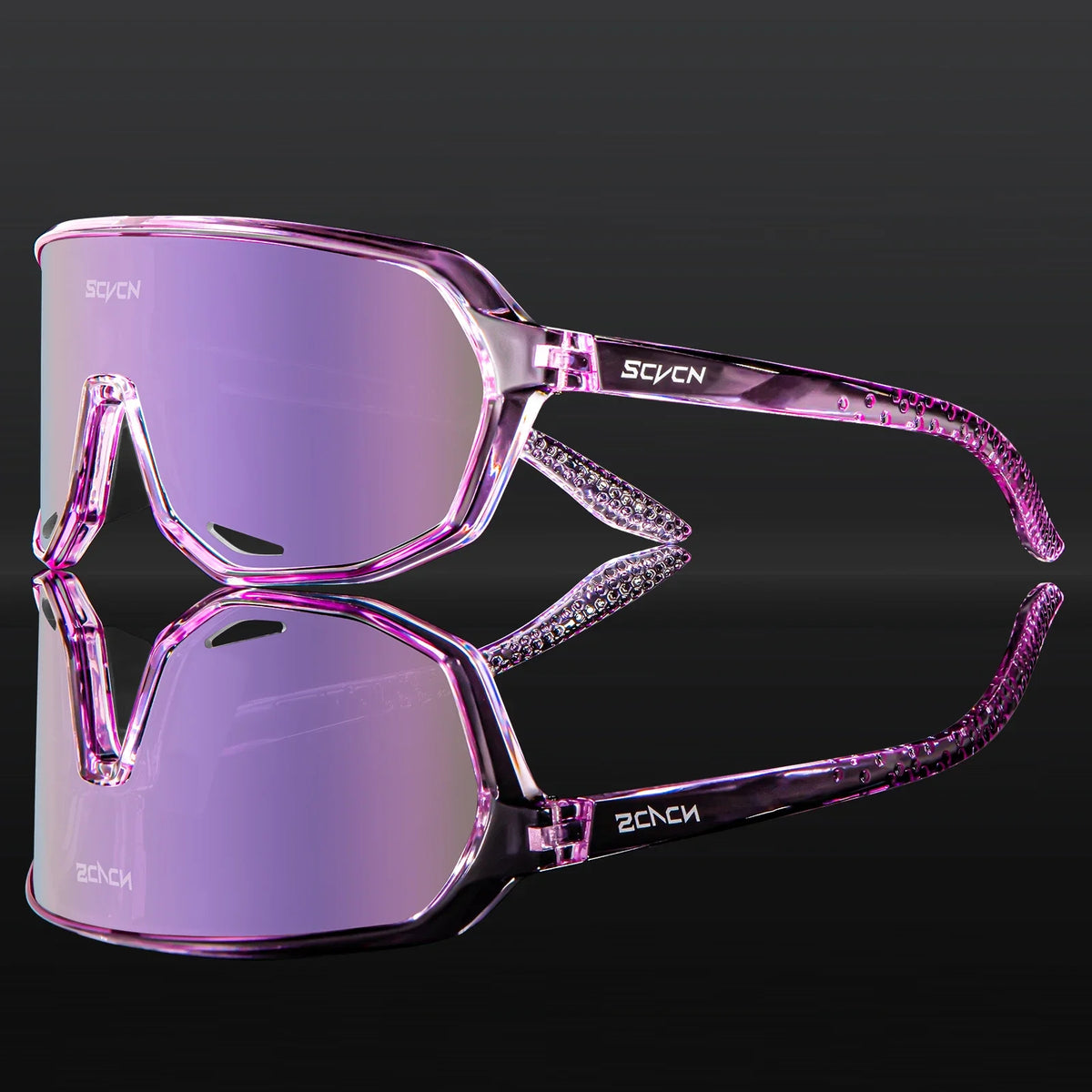 Scvcn - Photochromic Cycling Glasses for Men Bicycle Eyewear Mountain Bike Cycling Goggles UV400 MTB Road Sunglasses Women