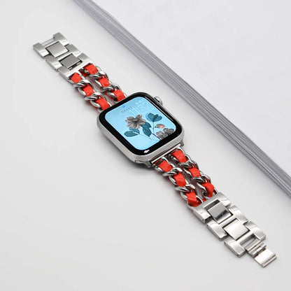 Apple Watch Stainless Steel Strap - Luxury Chain Design