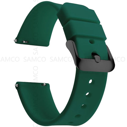 Samsung Galaxy Watch 7, 6, 5, 4 & FE Curved-End Silicone Band