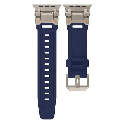 Apple Watch Silicone Metal Band - Premium Durable Strap