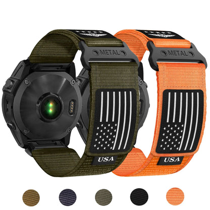 Garmin Trail Loop Nylon Strap - Tactical and Breathable Band