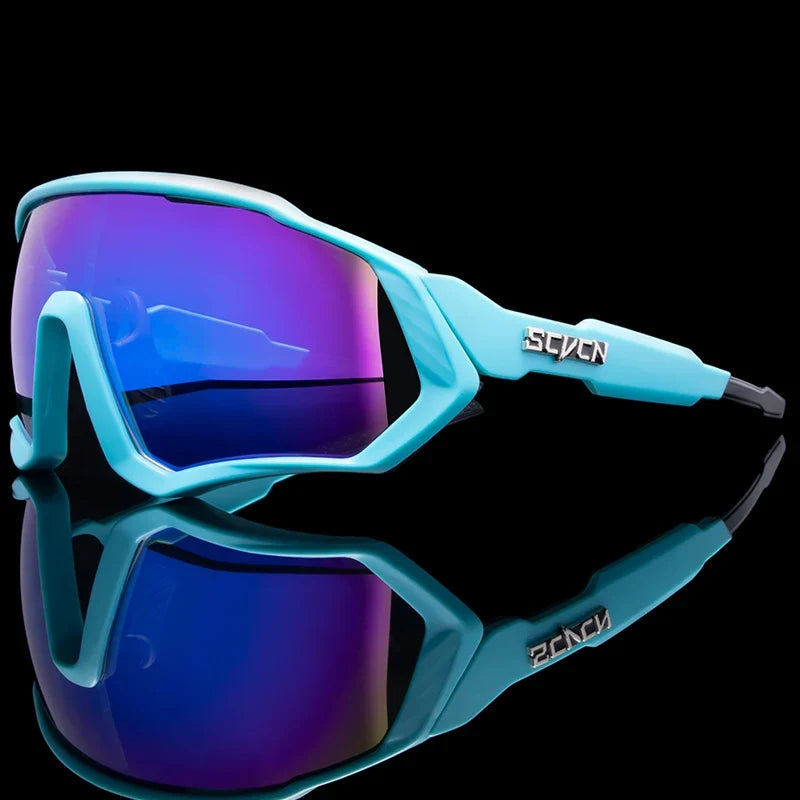 SCVCN Brand Photochromic Sports Cycling Glasses Bicycle Eyewear Mountain Bike Goggles UV400 MTB Road Running Sunglasses