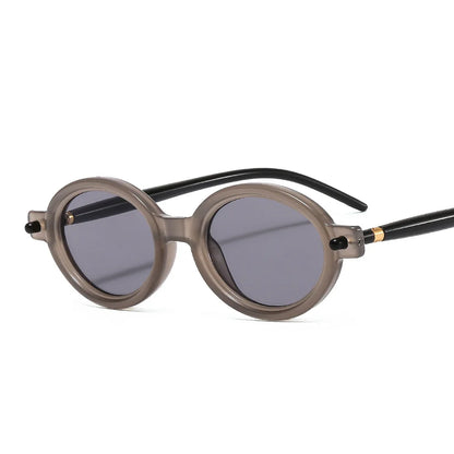Vintage Round Sunglasses Women Luxury Brand Designer UV400 Men High Quality Oval Sun Glasses Female Gafas De Sol Hombre