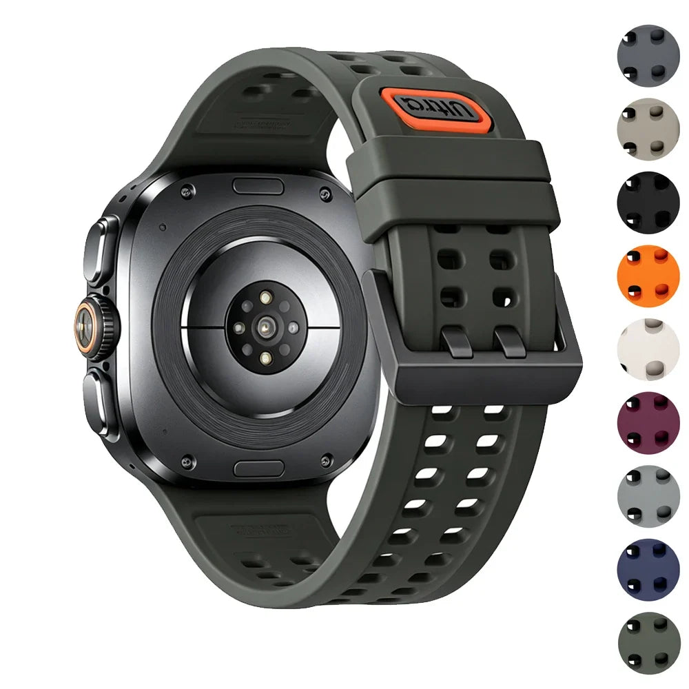Samsung Galaxy Watch Ultra & Ultra 2 Vented Silicone Sport Band
