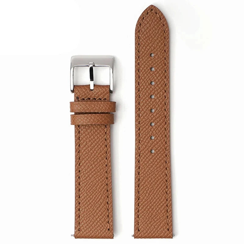 Samsung Galaxy Watch 7, 6, 5, 4 & FE Epsom Calfskin Leather Band