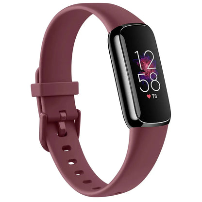 Fitbit Luxe Silicone Band - Soft Waterproof Comfortable Strap