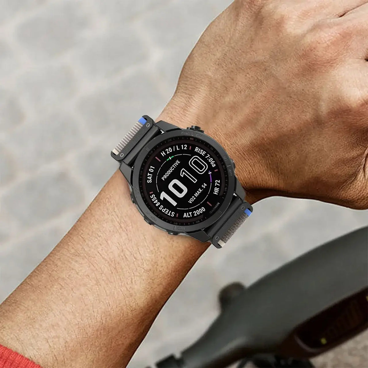 Garmin QuickFit 20/22/26mm Nylon Hook-and-Loop Band