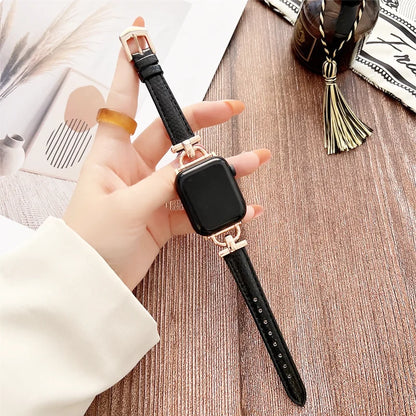 Apple Watch Genuine Leather Strap - Classic Durable Design