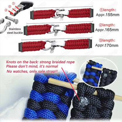 Garmin Braided Nylon Strap - QuickFit Durable Design